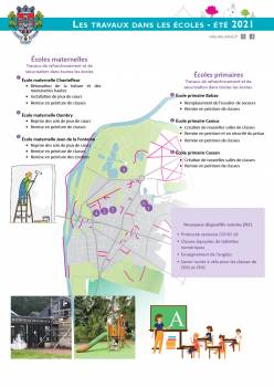 Travaux dans les écoles - été 2021