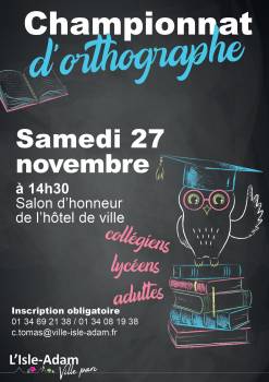 Championnat d'orthographe 2021