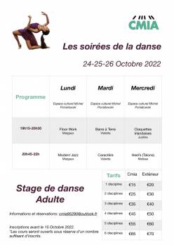 Les soirées de la danse