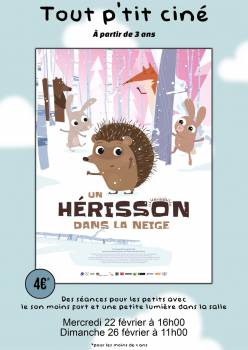 Tout p'tit ciné - Un hérisson dans la neige