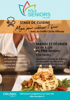 pole seniors atelier cuisine