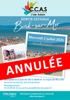 Sortie estivale annulée
