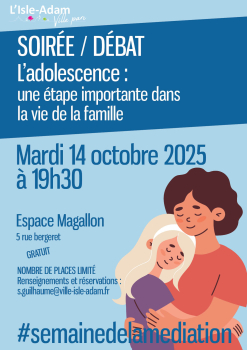 Semaine de la médiation : l'adolescence