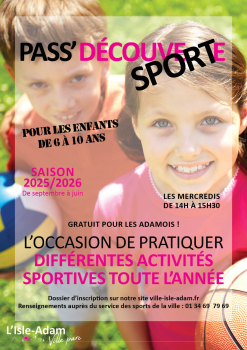 Pass découverte sport