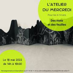 L'Atelier du mercredi - Des mots et des feuilles
