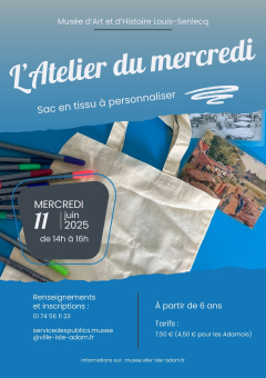 L'Atelier du mercredi - Sac à personnaliser