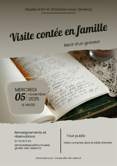 Visite contée - Récit d'un graveur