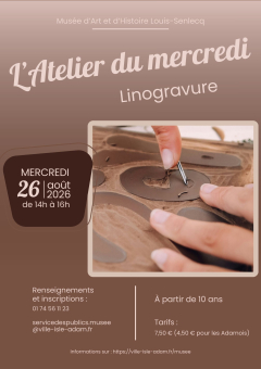 L'Atelier du mercredi - Linogravure