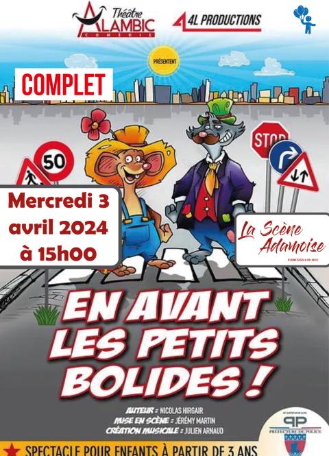 en avant les petits bolides complet