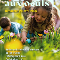 Affiche chasse aux oeufs Affiche chasse aux oeufs