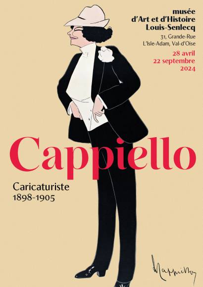 Affiche exposition Cappiello caricaturiste (1898-1905)